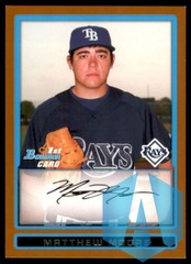 2009 Bowman Prospects Orange #BP7 Matthew Moore 231/250